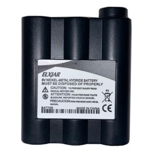 Elxjar 6V 900mAh BATT5R AVP7 Rechargeable Battery for Walkie Talkie Radios, 1PC